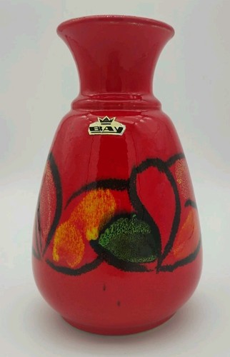 Vaso ceramica bay rosso - vaso,
