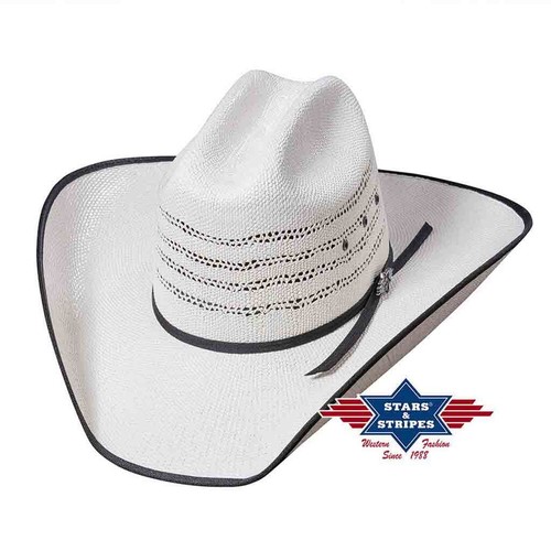 Ashton chapeau bianco western - ashton,