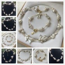 Set collana + bracciale perle
