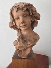 Scultura terracotta nico - terracotta, di