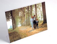 A4 CORNICE DA TAVOLO IN PLEXIGLASS 21x30 ORIZZ.- PORTAFOTO - ESPOSITORE ACRILICO