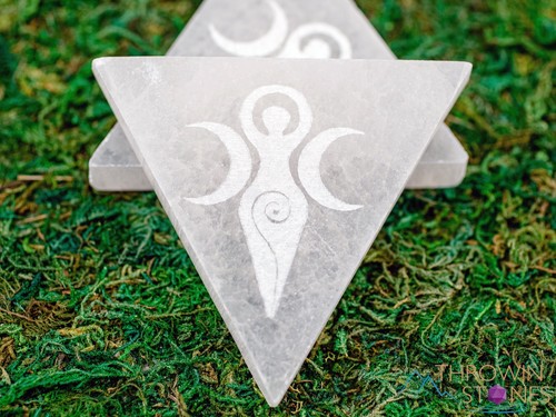 Piastra ricarica selenite - selenite,