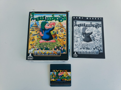 Very rare atari lynx lemmings - atari,