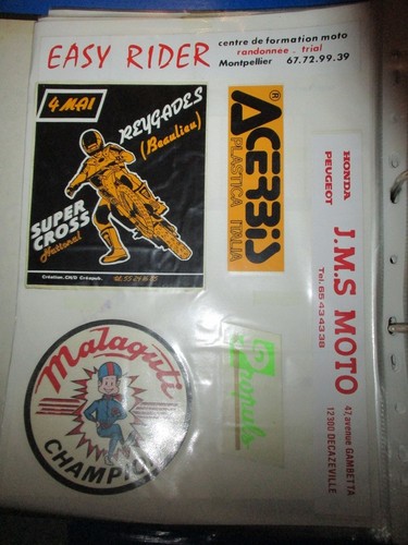 Autocollants moto - 6,