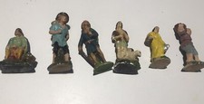 vecchi pastori pastorelli in gesso e terracotta per presepe