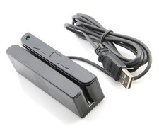 Lettore magnetico e carte di credito USB 3 tracce scanner striscia scorrevole per PC USB