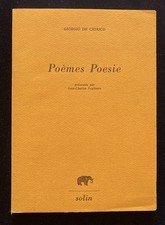 Giorgio De Chirico - POÈMES