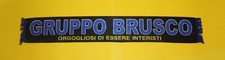 INTER GRUPPO BRUSCO ULTRAS SCIARPA RARE RETRO VINTAGE SCARF BUFANDA