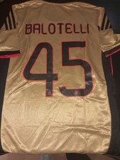 Maglia Balotelli Oro Milan Tg
