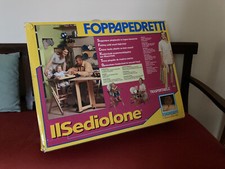 Seggiolone in legno Foppapedretti, usato, 6 mesi-3 anni, perfetto, bianco