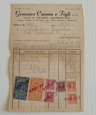 ba fattura commerciale napoli gennaro cuomo vendita olio e generi alimentari