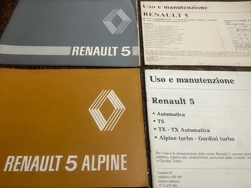 Renault alpine libretto auto - alpine,