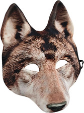 Maschera Da Lupo per Adulti
