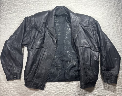 Giacca pelle uomo fodera
