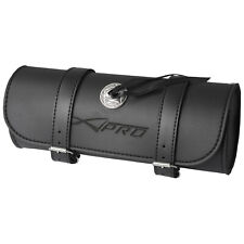 Borsa Moto Custom Barilotto Porta Attrezzi Chopper Nero