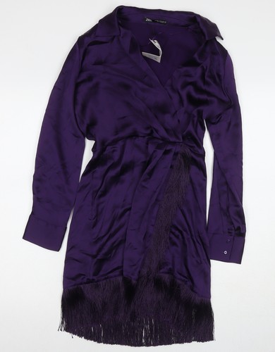 Zara donna viola poliestere - zara,