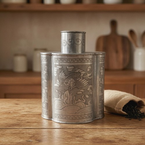 Antica scatola barattolo