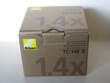 Nikon AF-S Teleconverter TC-14E III 1.4x completo con documenti = nuovo con scatola