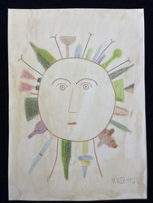 VICTOR BRAUNER disegno su