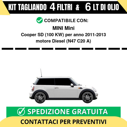 Tagliando per mini cooper - per,