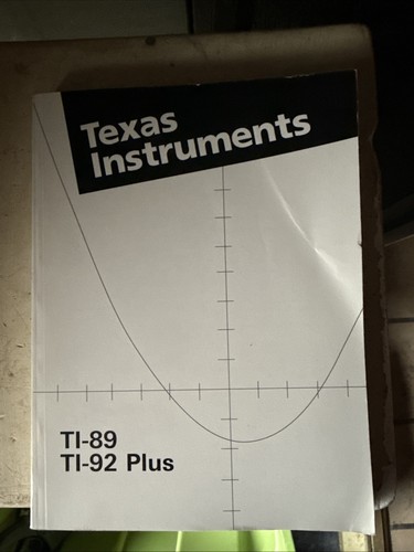 Texas instruments ti - ti-89, ti-92