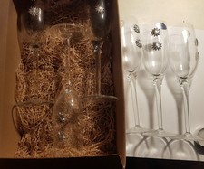 Set bicchieri di cristallo al