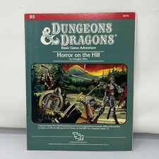 Dungeons and Dragons Gioco Base Avventura 9078 TSR B5 Horror on the Hill 1983