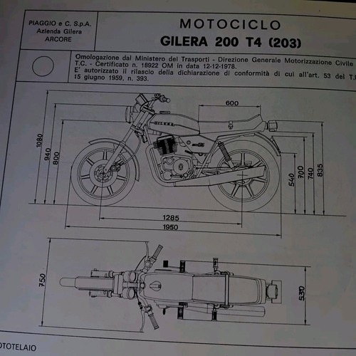 Gilera 200 t4c 1978 - +,
