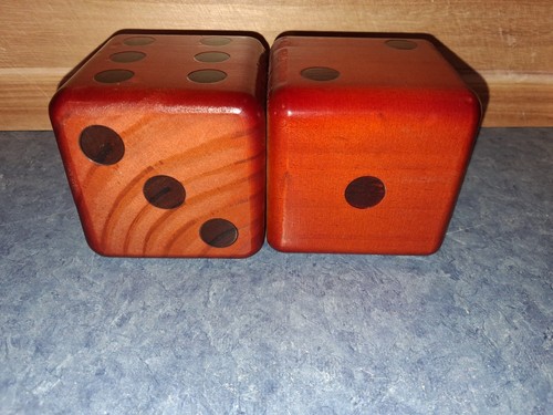 Coppia dadi vintage grandi - vintage,