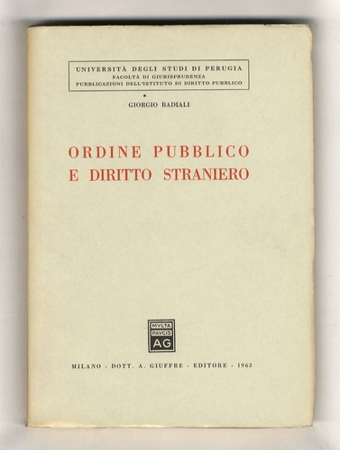 Ordine pubblico diritto - e,