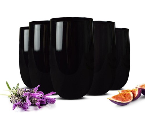 Nero bicchiere 420ml - nero,