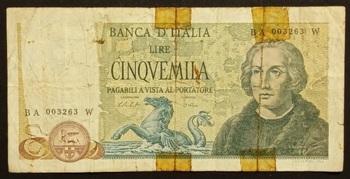 5000 lire 1977 - lire, mb