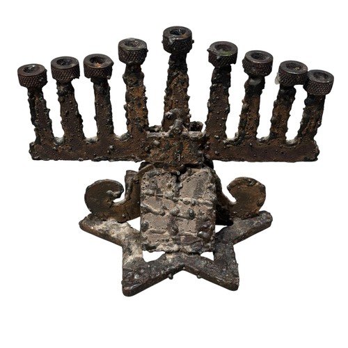 Menorah hanukkah vintage - menorah,