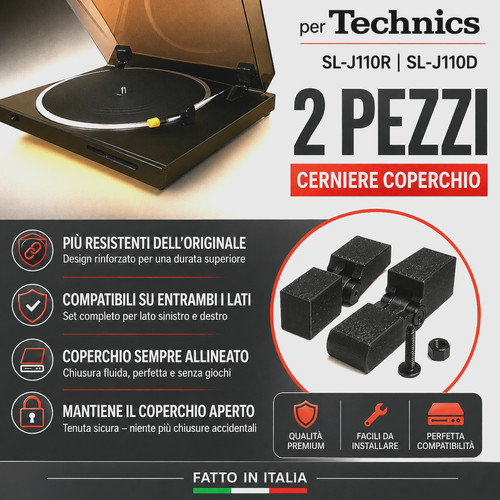 Cerniere giradischi coperchio - cerniere,