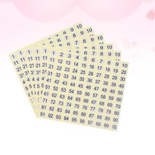  30 Sheets Numeri Adesivi