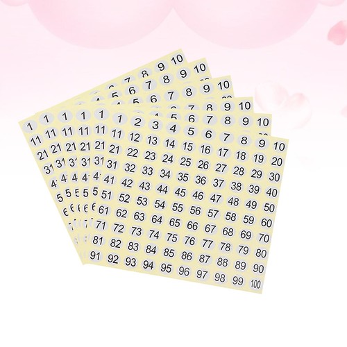 Sheets numeri adesivi - , 30