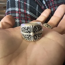 Anello ovale classico - , cuori