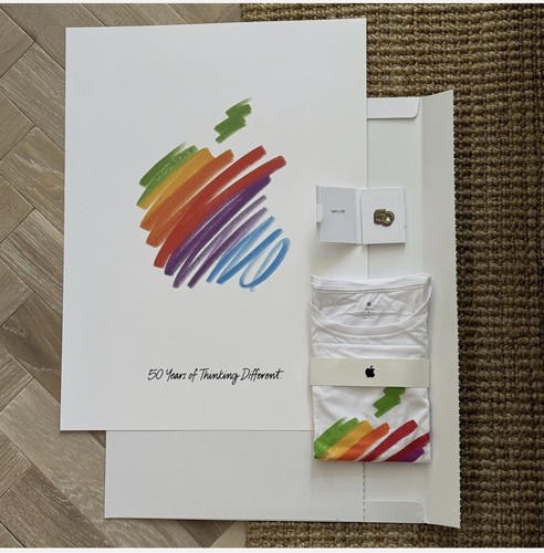 Apple 50th anniversary shirt - apple,