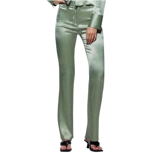 Pantaloni donna zara verde - pantaloni,