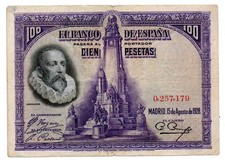 SPAGNA - BANCONOTA DA 100