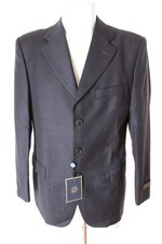 Giudice by Bozzalla & Lesna Sakko Wolle Herren Gr. 50 in Grau NEU