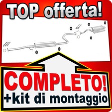 Scarico Completo per HONDA CIVIC VI 1.4 1.6 Fastback 5-porte 1995-2001 Marmitta