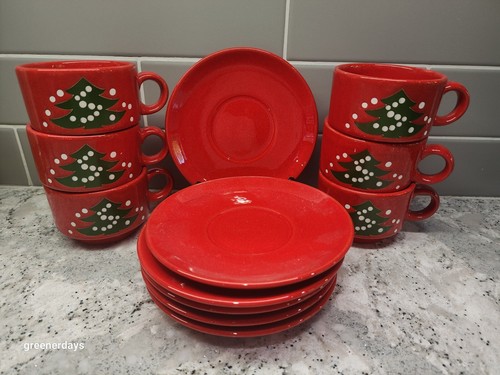 Set tazze piattini piatti - 6, e