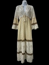 Maxi abito donna pizzo