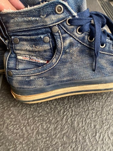 Diesel denim sneakers alte - diesel,