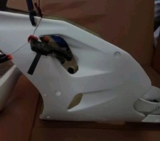 Pannello carena anteriore sinistra fibra di vetro Kawasaki ZXR750L ZXR 750 L 1993/94 nuovo 