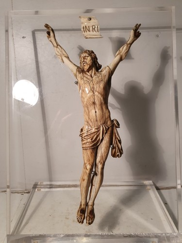Antica scultura cristo - scultura,