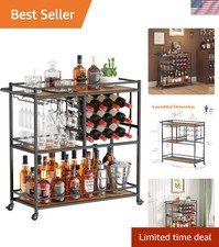 Elegante carrello da bar