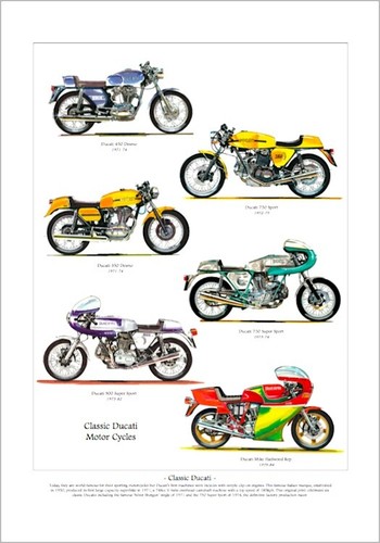 Ducati moto stampa artistica - stampa,