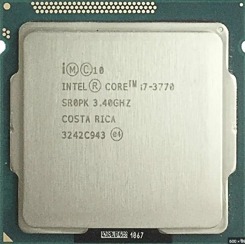 Cpu intel core 3770 - core, ghz
